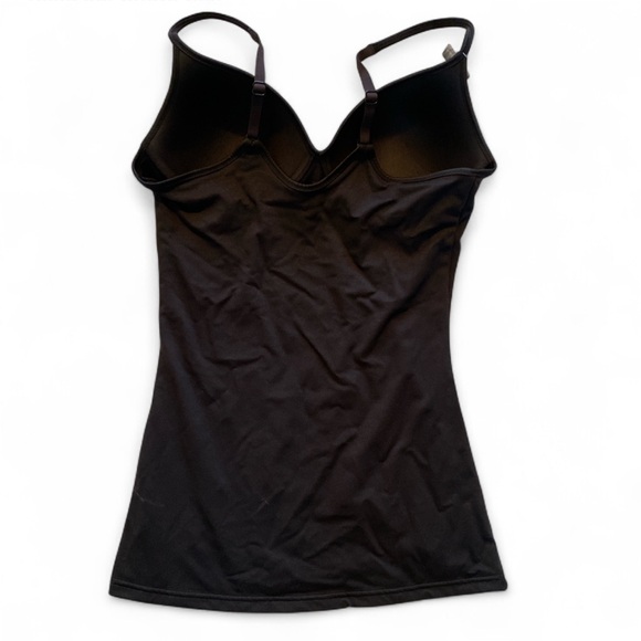 Maidenform Firm Black Shaping Camisole with built in padded bra size small - Picture 2 of 5